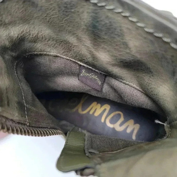 Sam Edelman Louie Suede Leather Fringe Booties - 6 - Picture 10 of 11